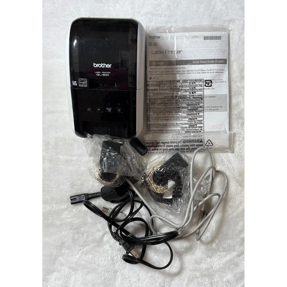 Brother QL-800 High-Speed Professional Thermal Label Printer‎ Black White USB